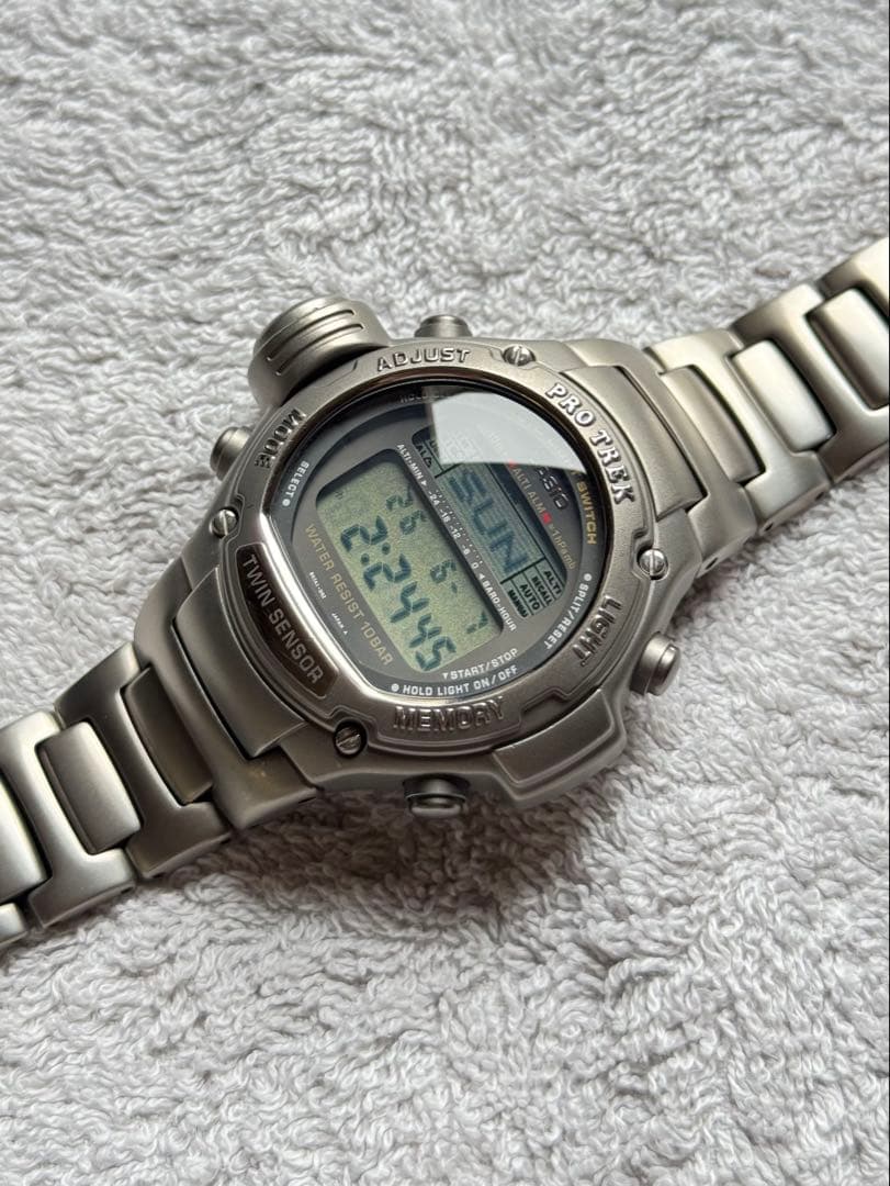 CASIO PRT-3000 Digital Men's Watch — Japanese