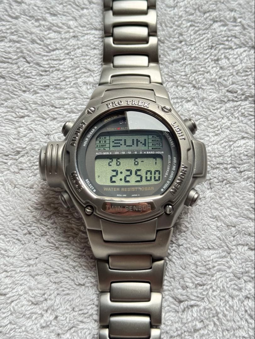 CASIO PRT-3000 Digital Men's Watch — Japanese