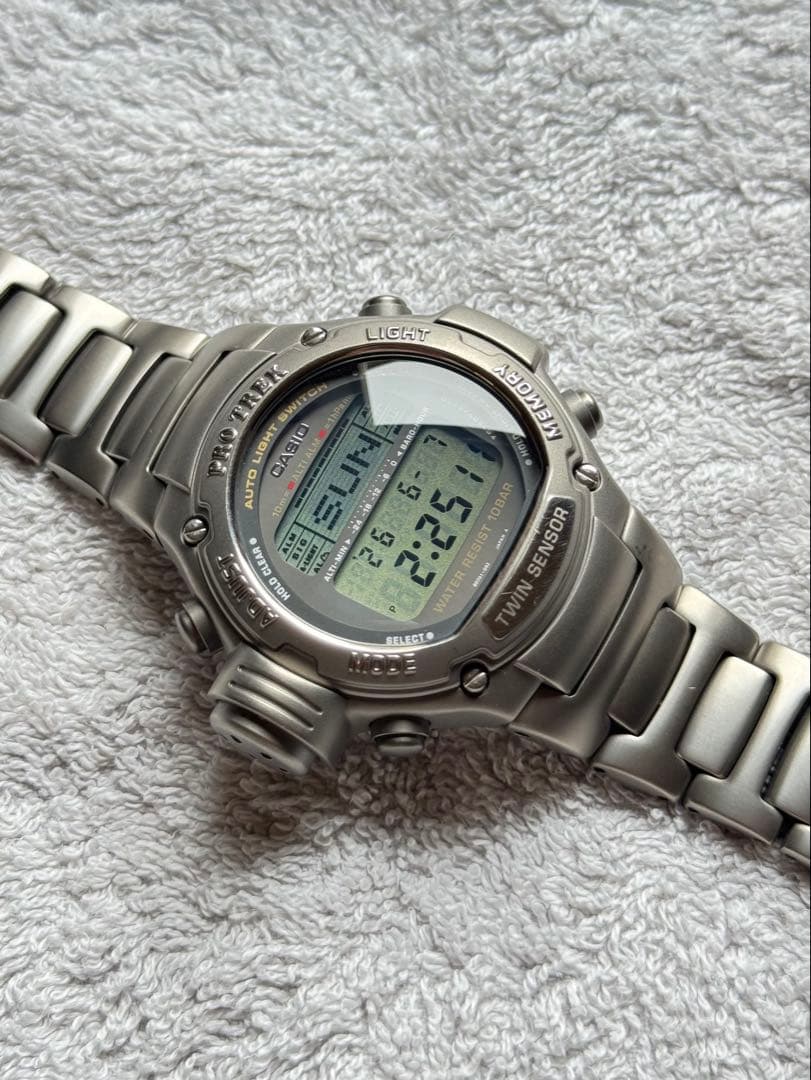 CASIO PRT-3000 Digital Men's Watch — Japanese