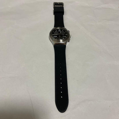 swatch Cougar Chrono Black Analog Men's — Japanese