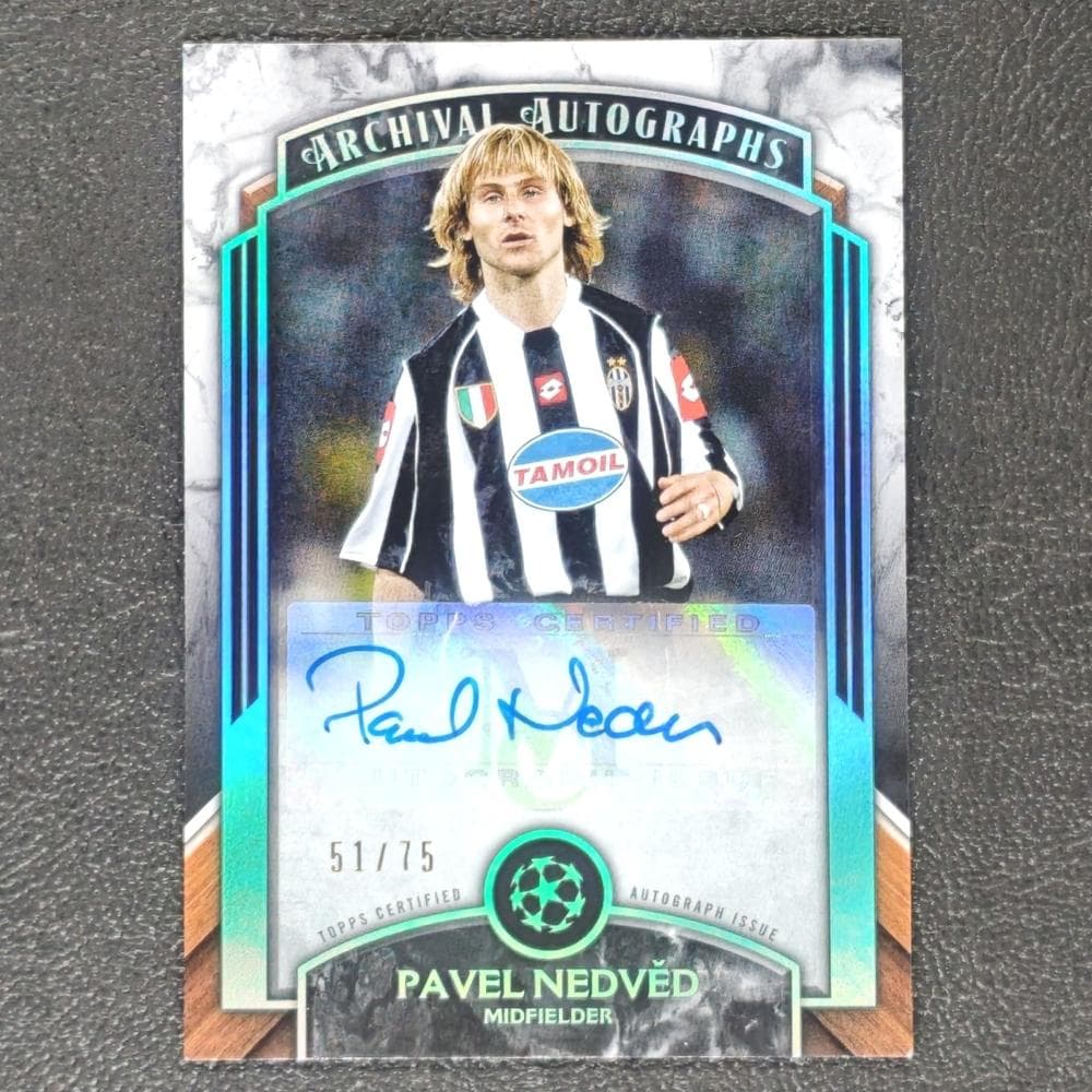 Pavel Nedved Juventus Signed — Japanese