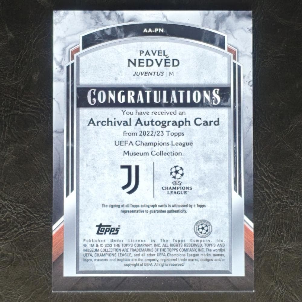 Pavel Nedved Juventus Signed — Japanese