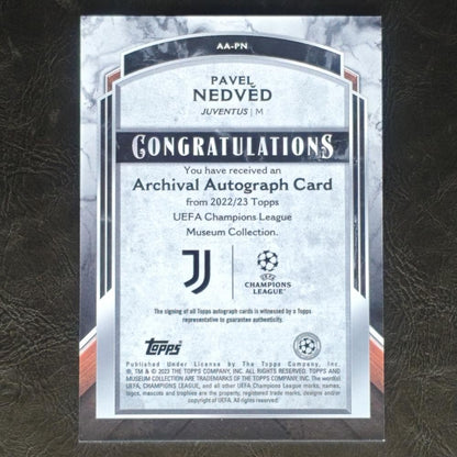 Pavel Nedved Juventus Signed — Japanese
