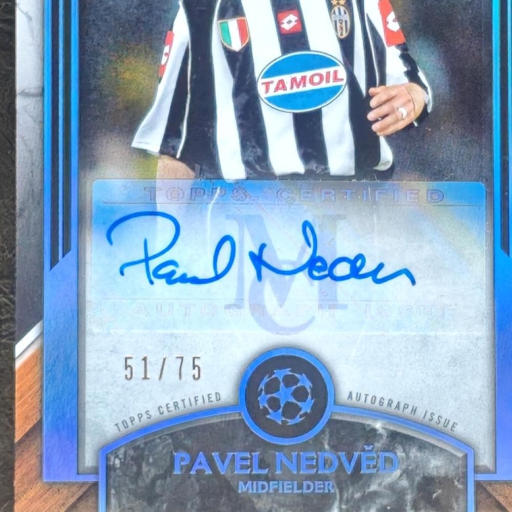 Pavel Nedved Juventus Signed — Japanese