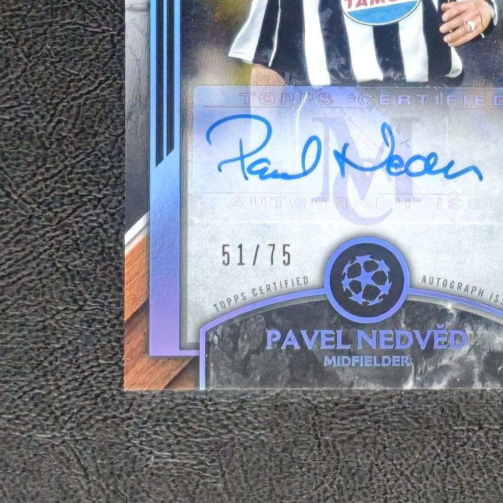 Pavel Nedved Juventus Signed — Japanese