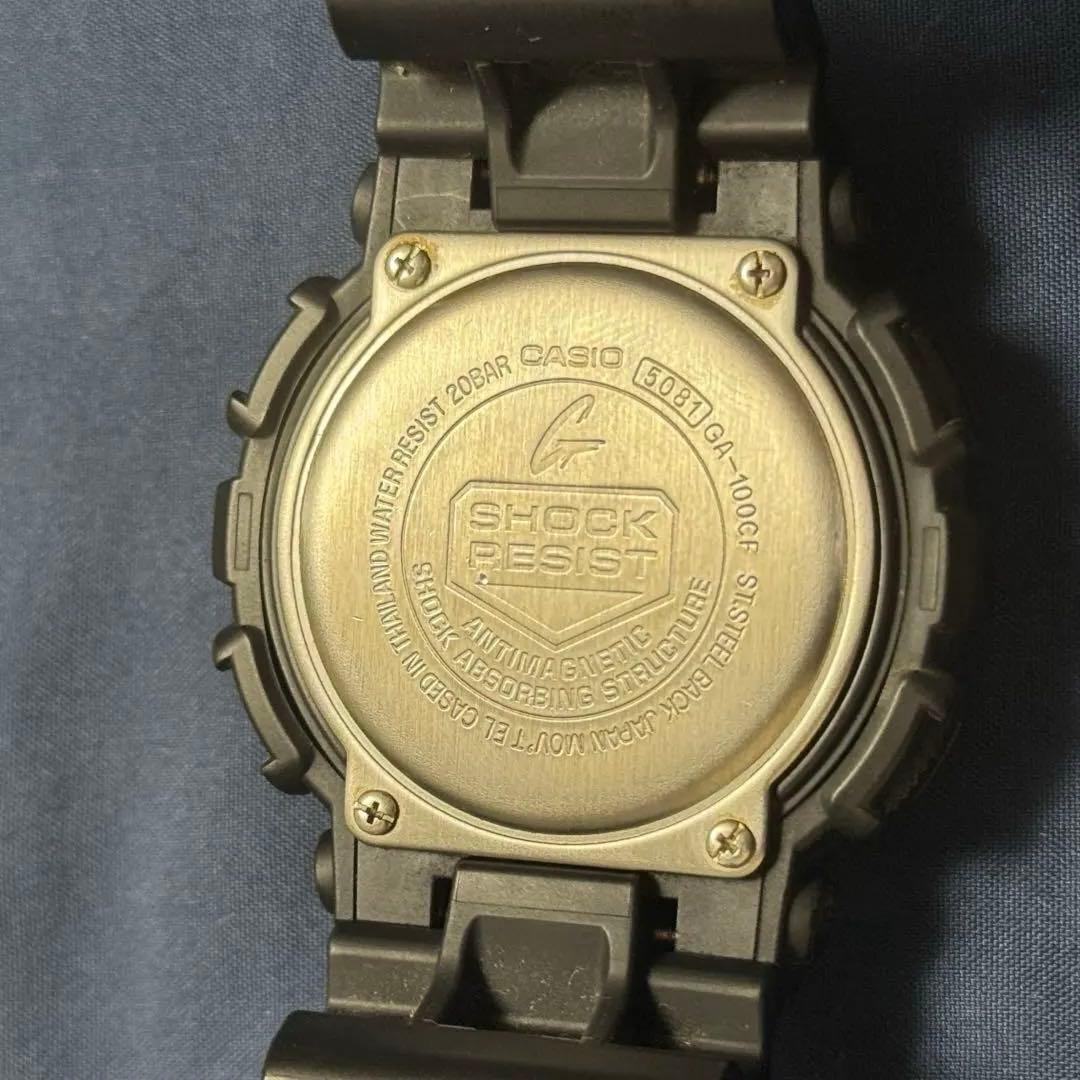 CASIO GA-100CF Digital Men's Watch — Japanese
