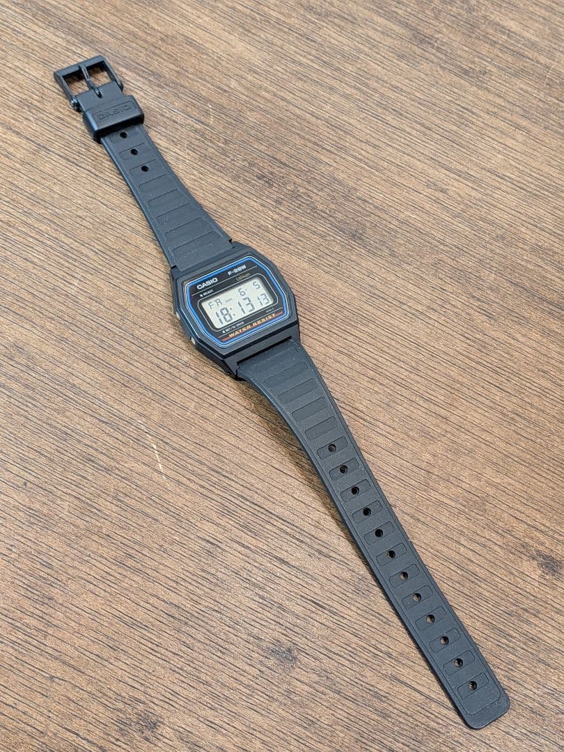 CASIO F-28W Digital Men's Watch — Japanese