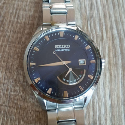 SEIKO SBNT017 Kinetic Men's Watch — Japanese