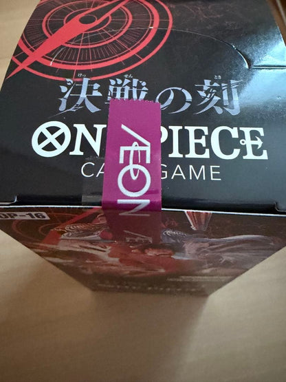 One Piece ONE PIECE Card Game: Battle of the Decisive Moment Unopened BOX Box SR — Japanese