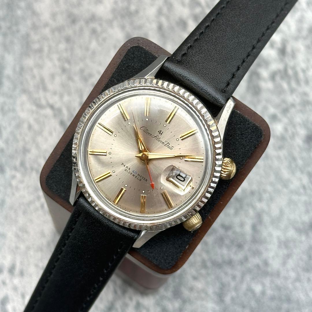 Citizen Alarm Date 4H Manual Men's Watch — Japanese