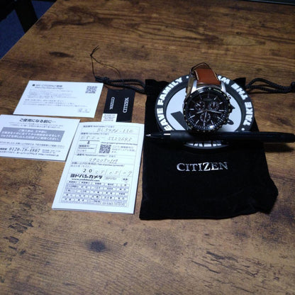 Citizen BL5496-11E Solar Men's Watch — Japanese