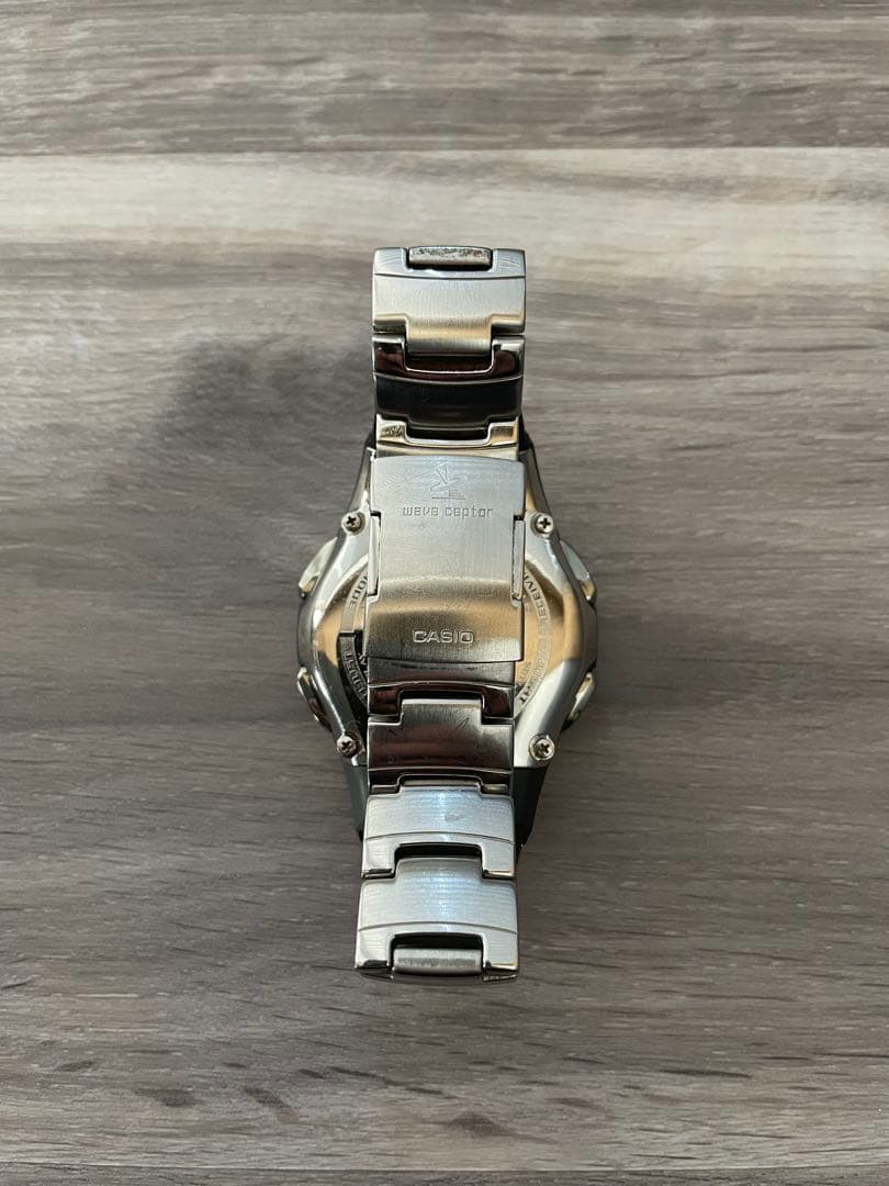 CASIO Wave Ceptor TQS-XXXX Solar Men's Watch — Japanese
