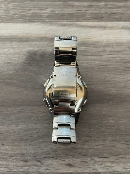 CASIO Wave Ceptor TQS-XXXX Solar Men's Watch — Japanese