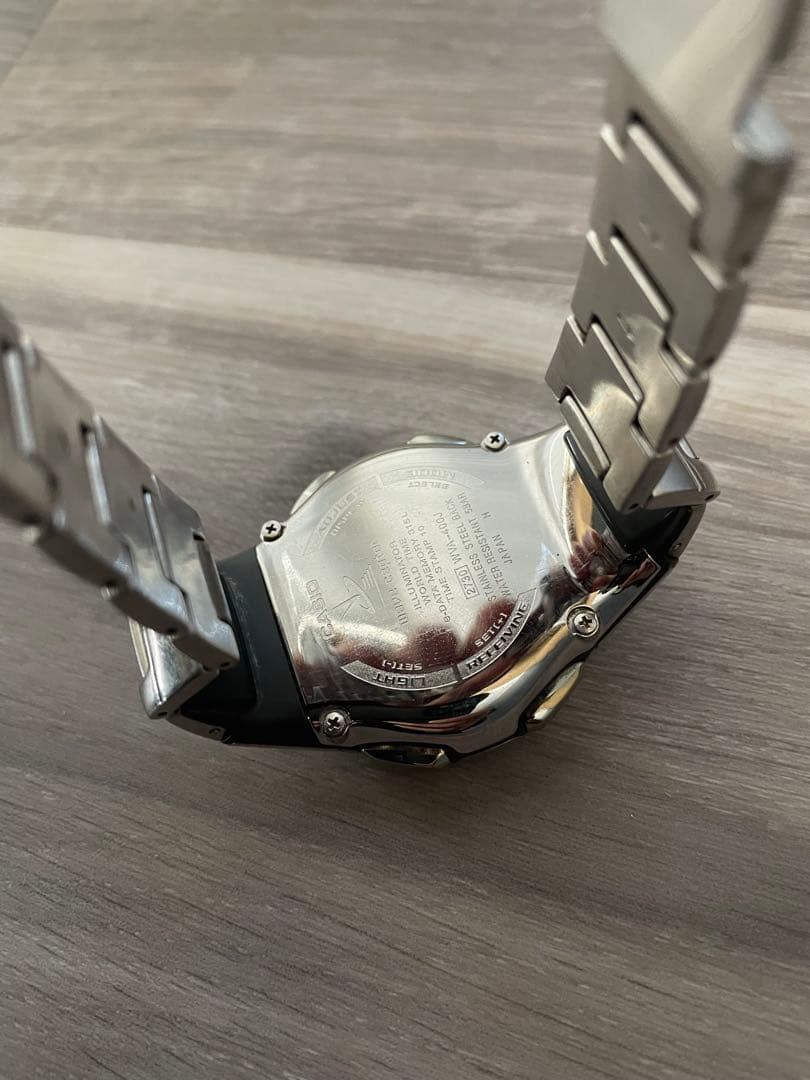 CASIO Wave Ceptor TQS-XXXX Solar Men's Watch — Japanese