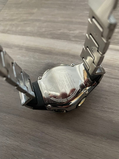 CASIO Wave Ceptor TQS-XXXX Solar Men's Watch — Japanese