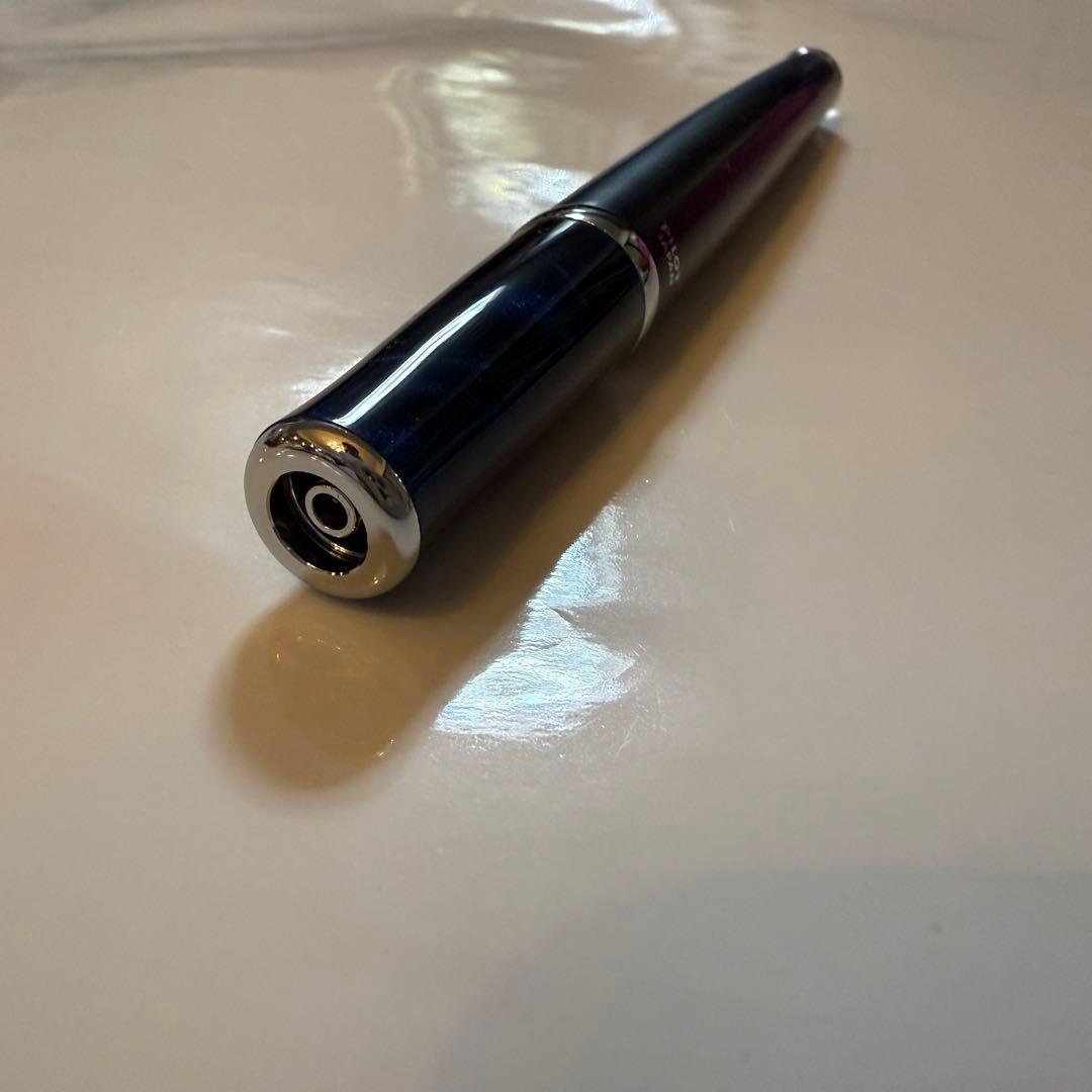 Timeline Ballpoint Pen in blue-black ink with Eternal Blue barrel, approximately 12cm long