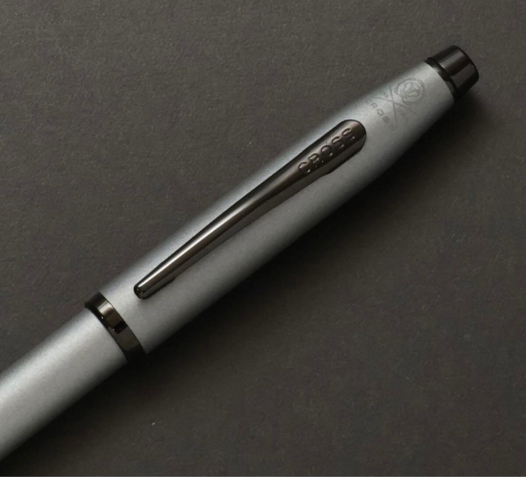 CROSS 1846 ballpoint pen in silver and black with a length of 13.8 cm shown on a white background