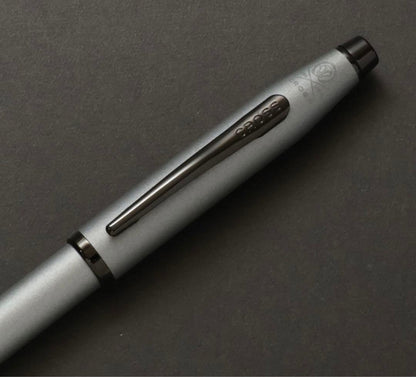 CROSS 1846 ballpoint pen in silver and black with a length of 13.8 cm shown on a white background