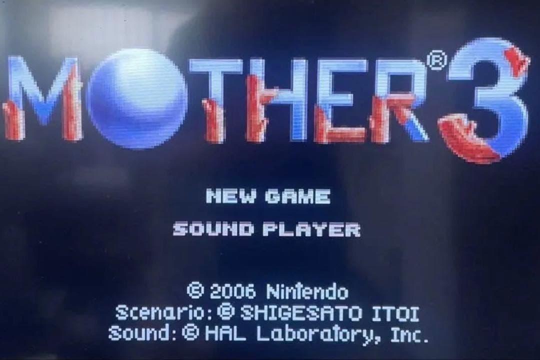 Mother 3 Game Boy Advance cartridge with original box and manual