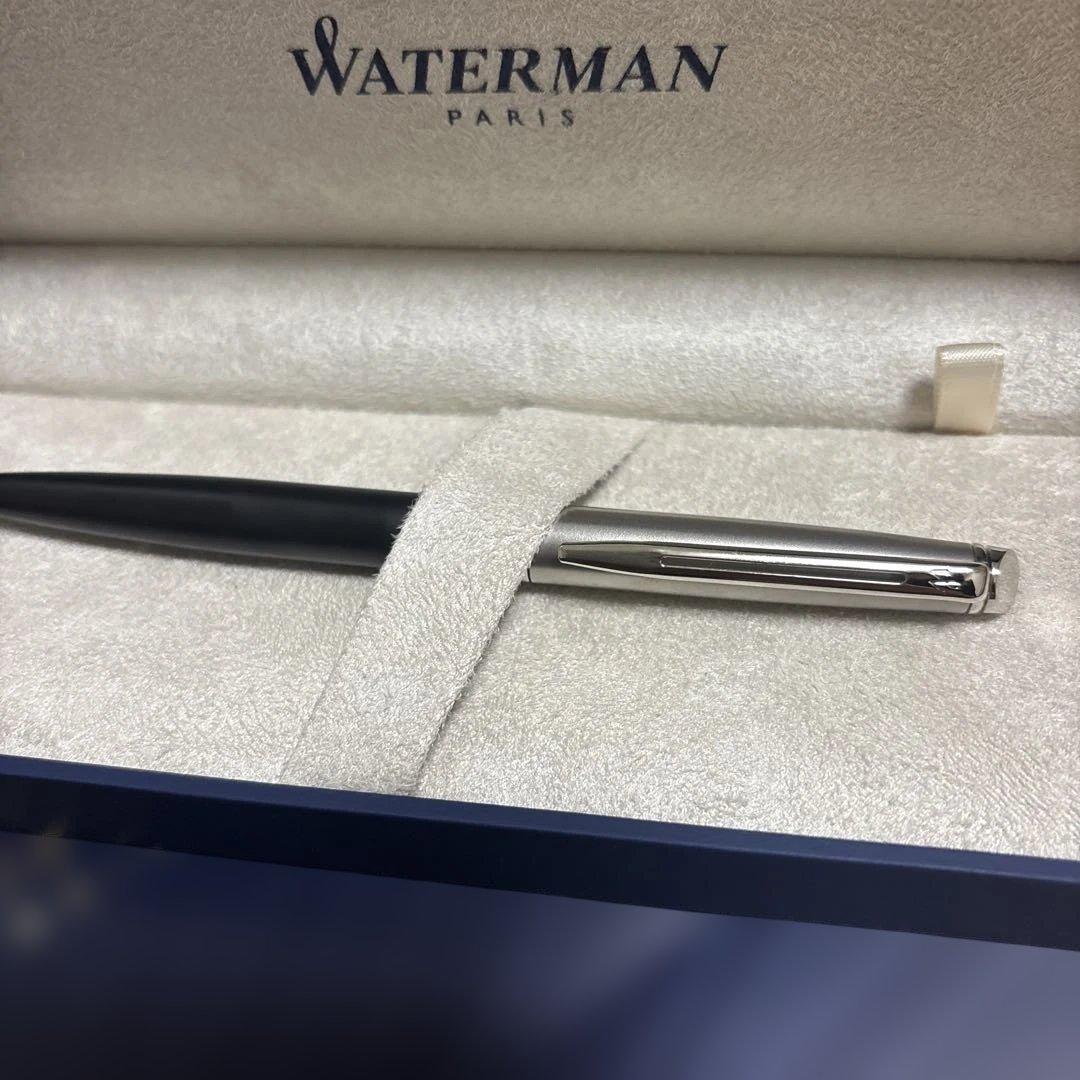 Black WATERMAN Ballpoint Pen with gift box, new condition