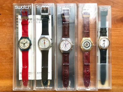 swatch Irony Moonface Set Analog Men's — Japanese