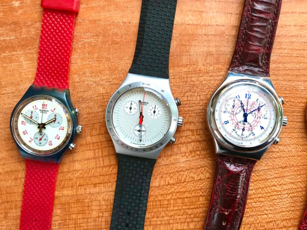 swatch Irony Moonface Set Analog Men's — Japanese