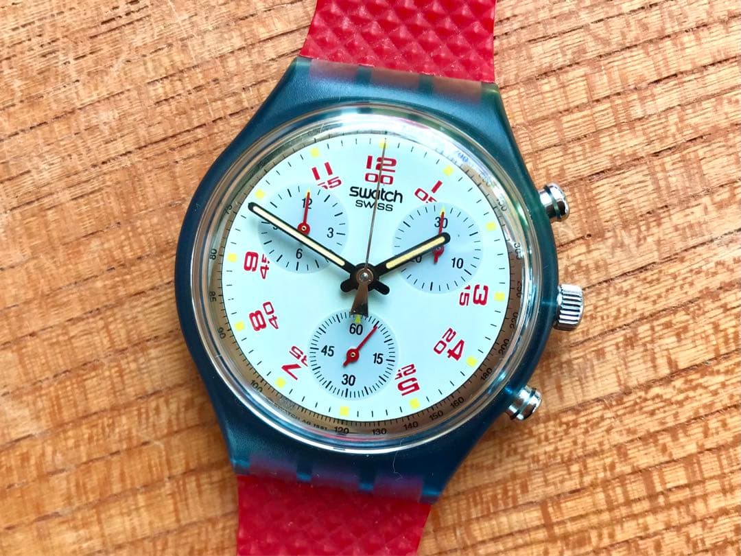 swatch Irony Moonface Set Analog Men's — Japanese