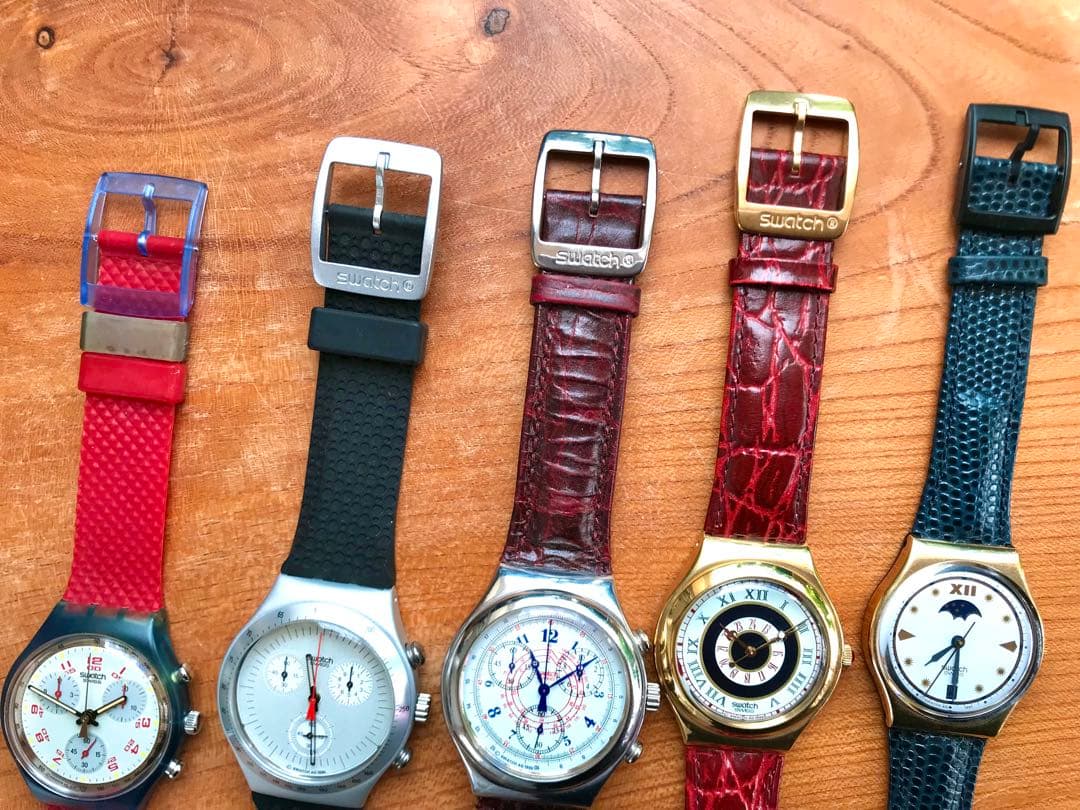 swatch Irony Moonface Set Analog Men's — Japanese