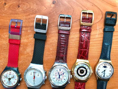 swatch Irony Moonface Set Analog Men's — Japanese
