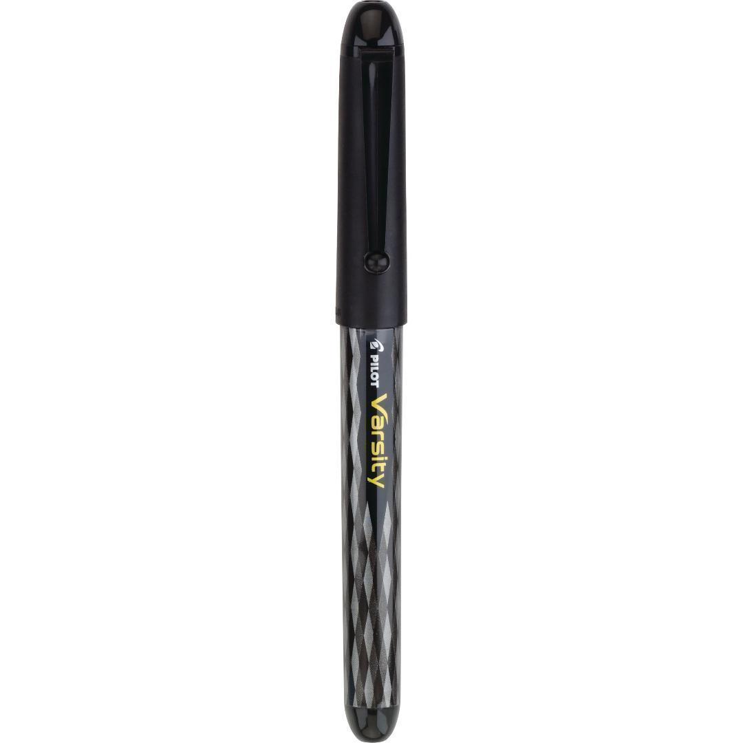Domestic Unreleased Pilot Varsity V-Pen 7-Color Set with medium steel tips in black, blue, red, light blue, pink, purple, and green