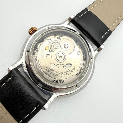 SEIKO Alba Automatic Day-Date Men's Watch — Japanese