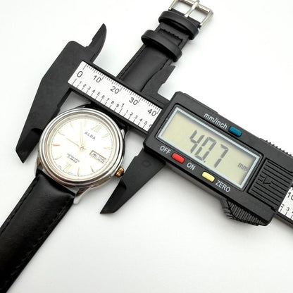SEIKO Alba Automatic Day-Date Men's Watch — Japanese