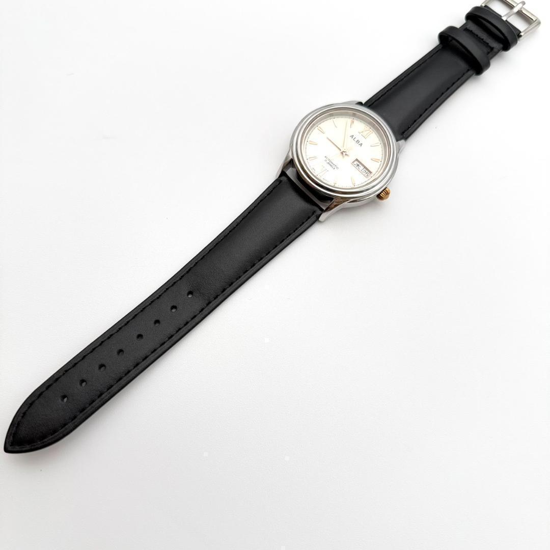SEIKO Alba Automatic Day-Date Men's Watch — Japanese