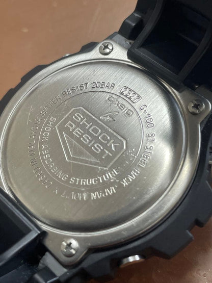 CASIO G-100 Quartz Men's Watch — Japanese