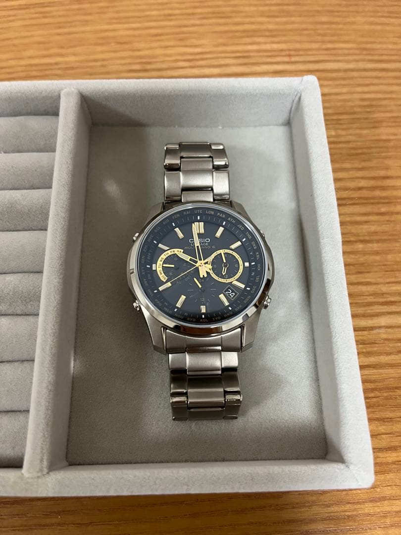 CASIO Rineage Solar Men's Watch — Japanese