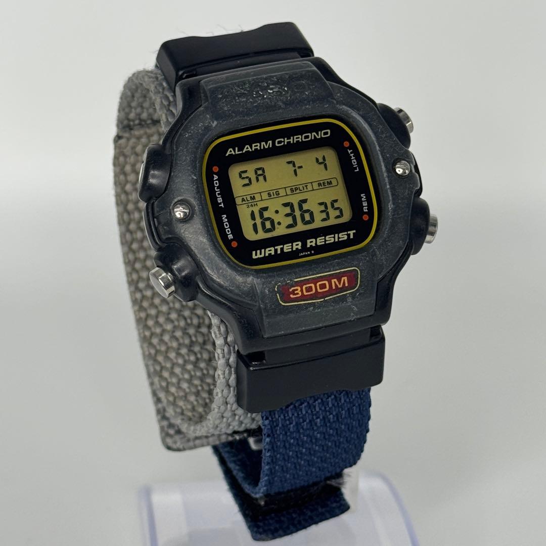 CASIO ALARM CHRONO 300M Digital Men's Watch — Japanese