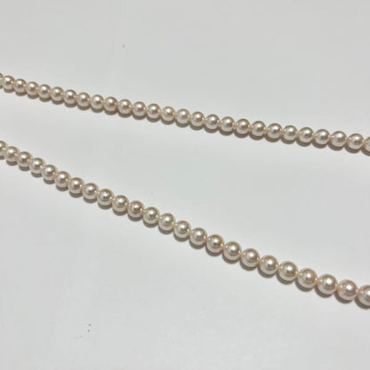 Light pink Pearl for life pearl necklace with 8mm pearls, 80cm length, displayed on white background with box