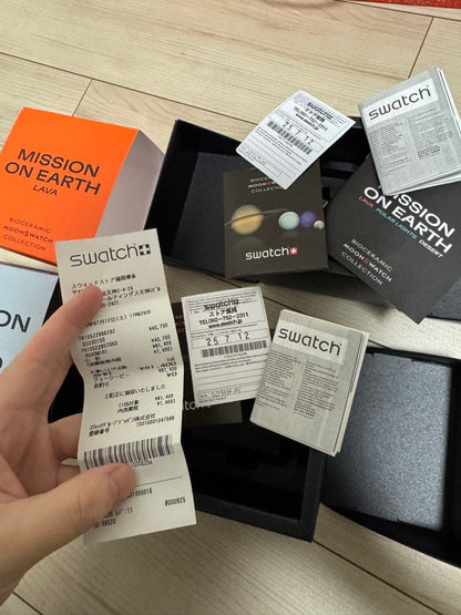 swatch Mission to Pluto Quartz Men's — Japanese