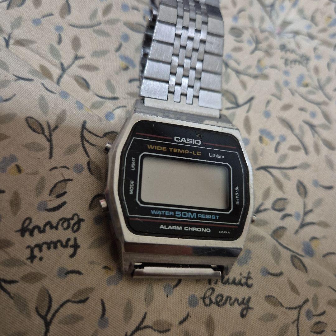CASIO WIDE TEMP-LC WW-34 Digital Men's Watch — Japanese