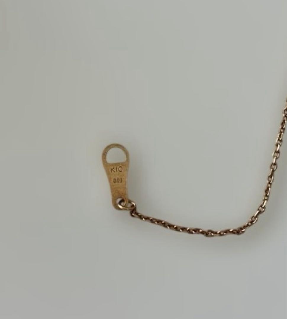Agat Diamond Bracelet made of Gold K10 with diamond decorations and 200 mm length