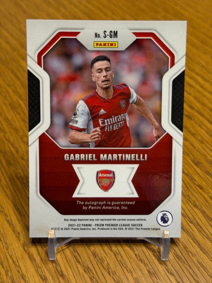Rookie Card Gabriel Martinelli Hand-Signed Card Arsenal — Japanese
