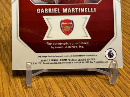 Rookie Card Gabriel Martinelli Hand-Signed Card Arsenal — Japanese