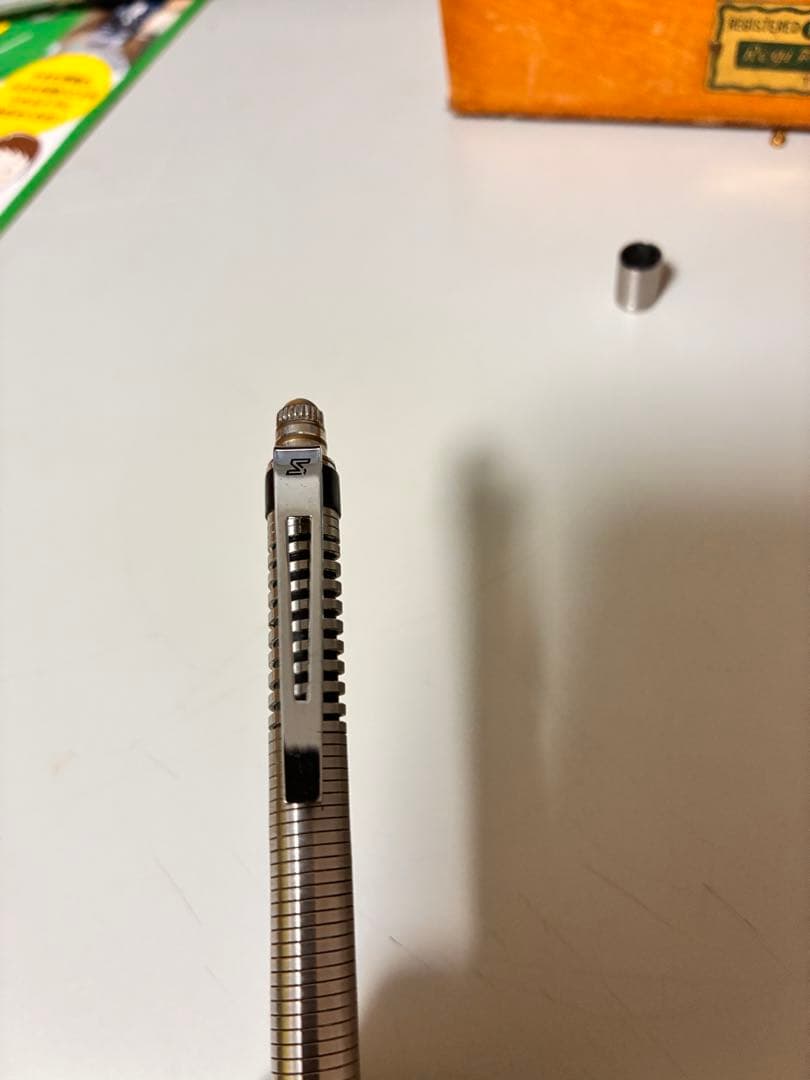 Pilot Sprinter mechanical pencil with 0.5 mm lead and metal body on white background