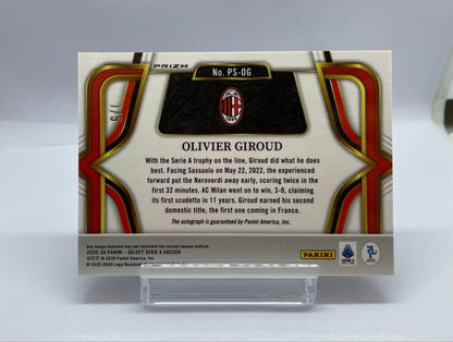 Jr Serie A Giroud Signed Card — Japanese