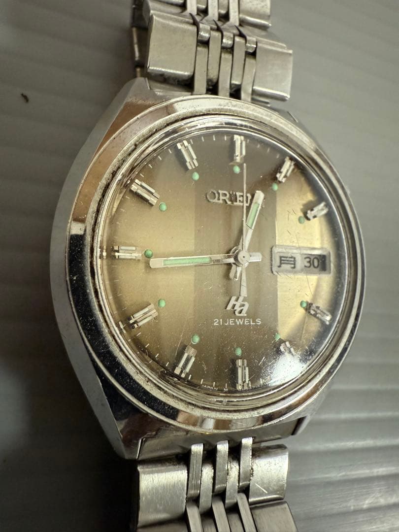 ORIENT シルバー ステンレススチール Automatic Men's Watch — Japanese