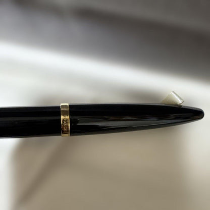WATERMAN Calais Black Seagate GTBP ballpoint pen with gold accents and clip