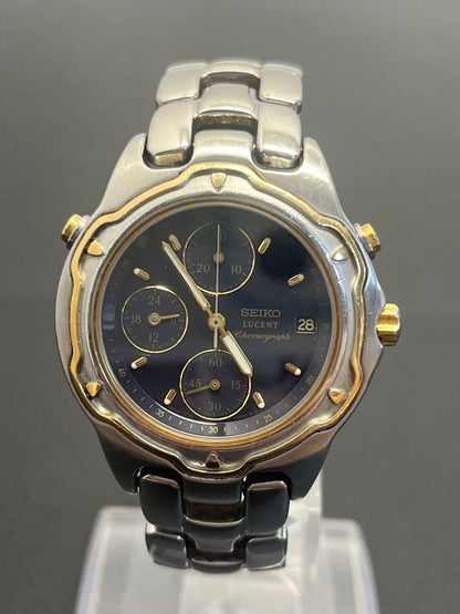 SEIKO 7t27-6000 Quartz Men's Watch — Japanese