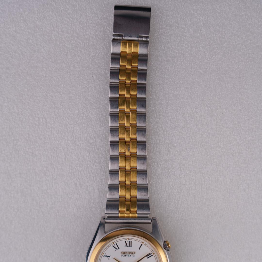 SEIKO 5M42-0B80 Kinetic Men's Watch — Japanese