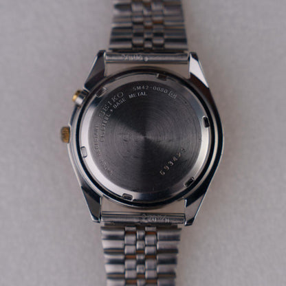 SEIKO 5M42-0B80 Kinetic Men's Watch — Japanese