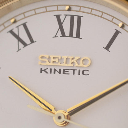 SEIKO 5M42-0B80 Kinetic Men's Watch — Japanese